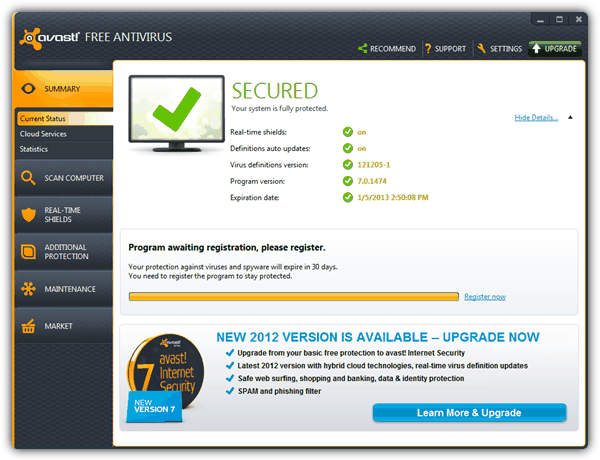 avast! Free Antivirus