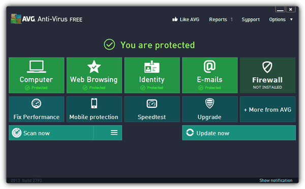 AVG AntiVirus Free