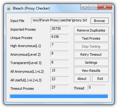 Bleach Proxy Checker