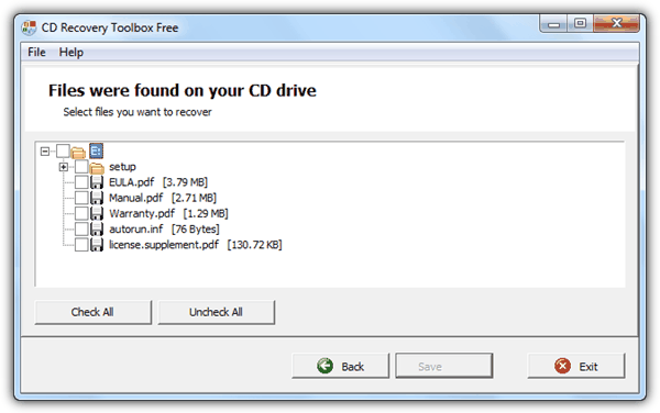 CD Recovery Toolbox