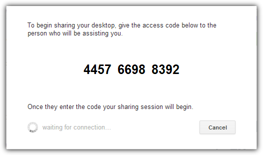 Chrome Remote Desktop Access Code