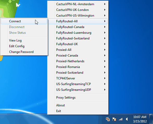 Connect OpenVPN Portable