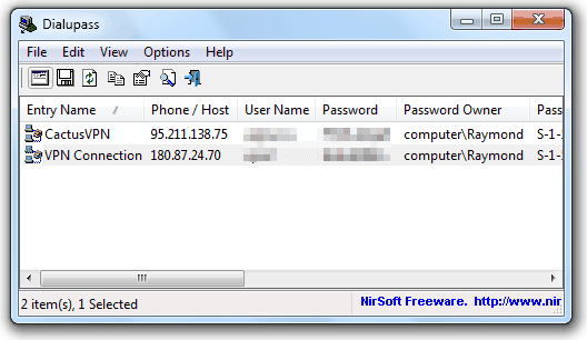 Dialupass extract dialup connection
