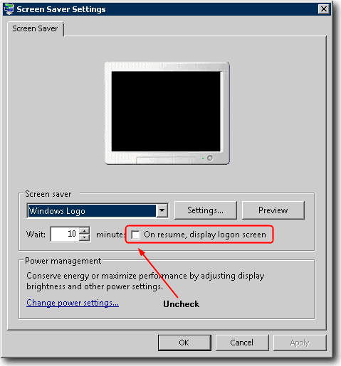 Disable remote desktop logoff when idle