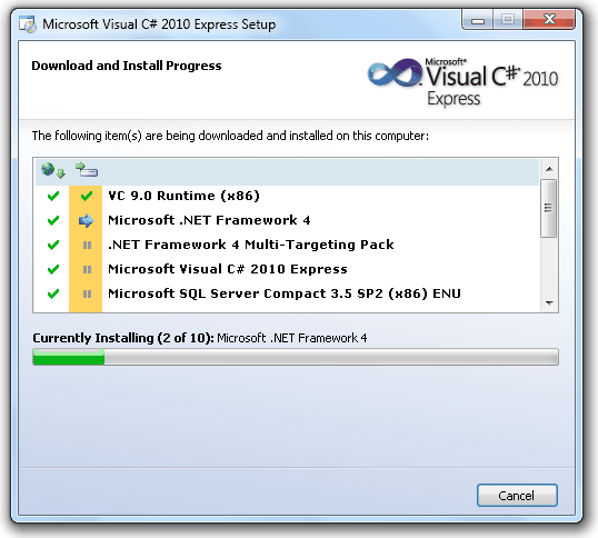 Solving Cannot create the window Error on Microsoft Visual Studio 2010