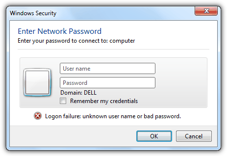 Enter Network Password