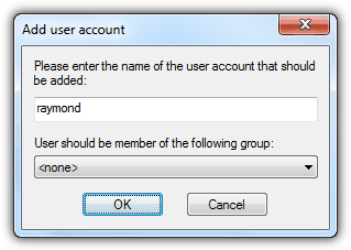 FileZilla Add User Account