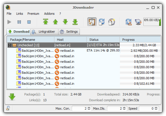 JDownloader