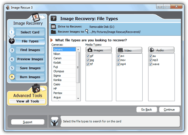 Lexar File Types