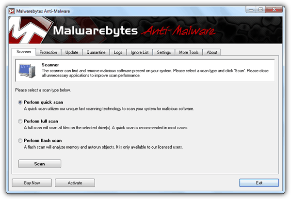 Malwarebytes Anti-Malware