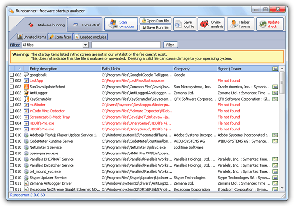 Runscanner