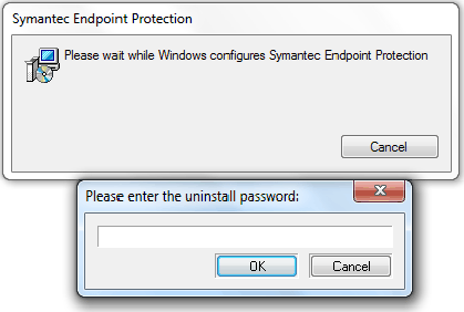 Symantec Endpoint Protection Uninstall Password