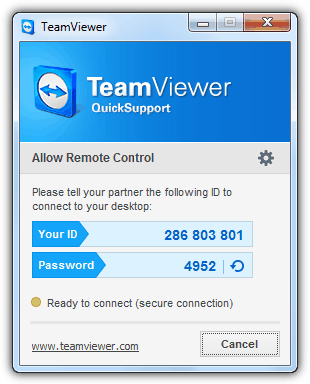 TeamViewer QuickSupport