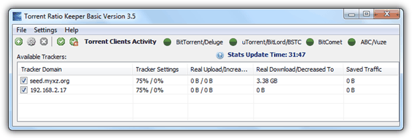 Torrent Ratio Keeper