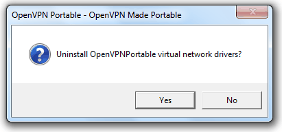 Install OpenVPN drivers