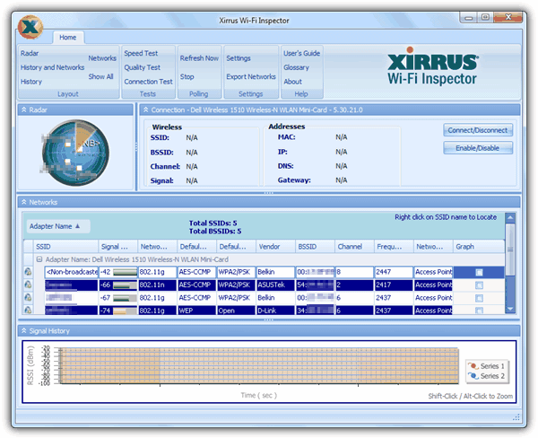 Xirrus Wi-Fi Inspector