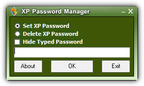 XP Password Manager