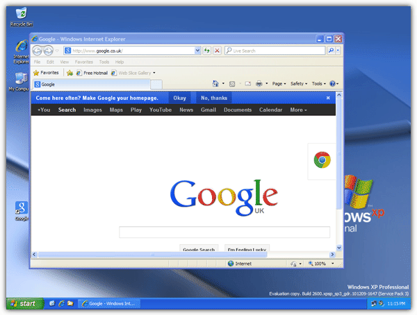 ie resize desktop