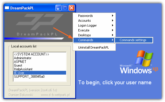 Hack Windows Login Dreamon