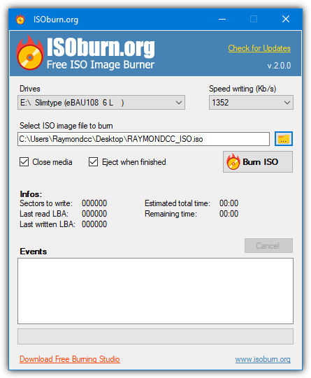 Isoburn org