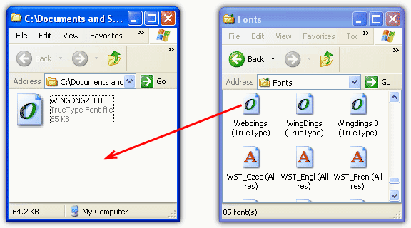 Disable Fonts