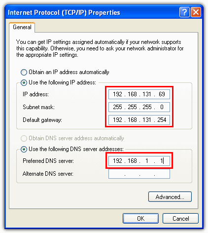 static ip address