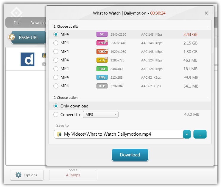 freemake video downloader formats