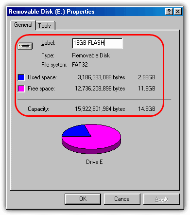 new USB flash drive detected in Windows 98