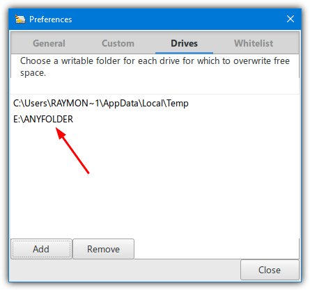 Bleachbit wipe other drives