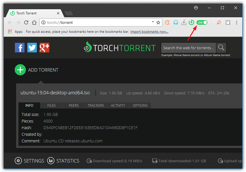 torch browser torrent download