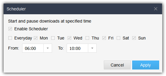 Fdm scheduler