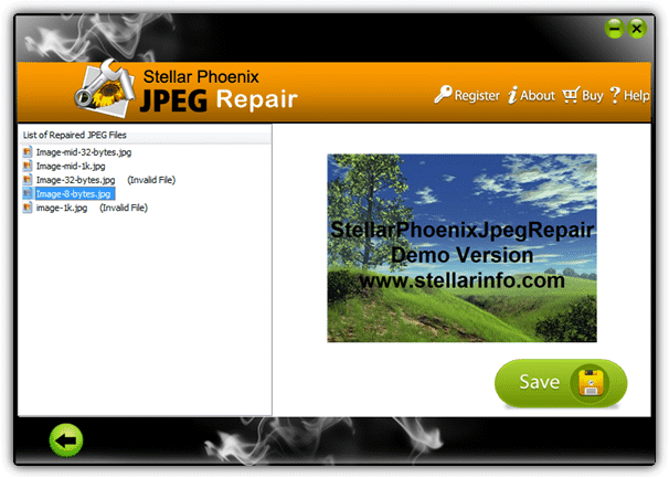 Stellar Phoenix JPEG repair