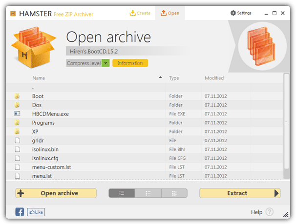 Open ISO Acrhive