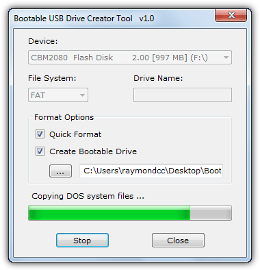 bootable usb drive creator tool