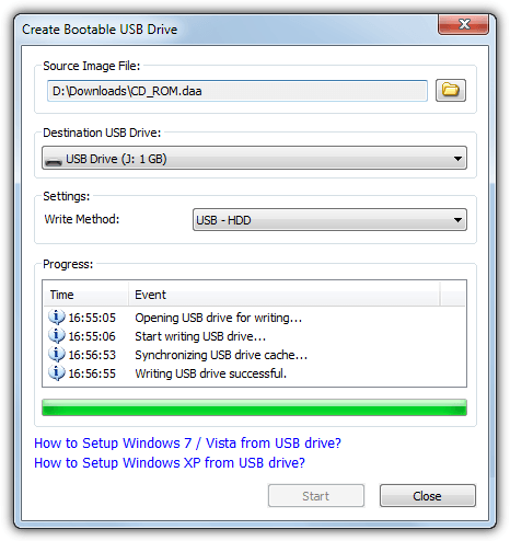 cd to usb with poweriso