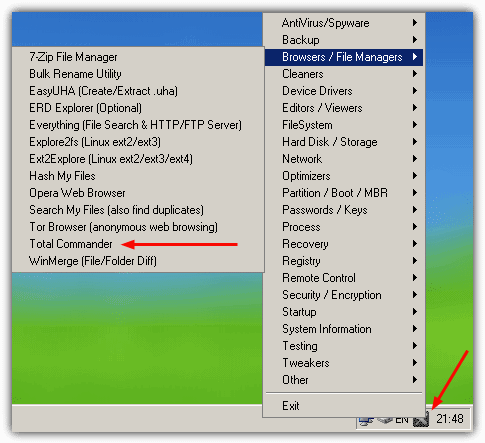 Hiren Total Commander