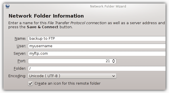 Network Folder Wizard