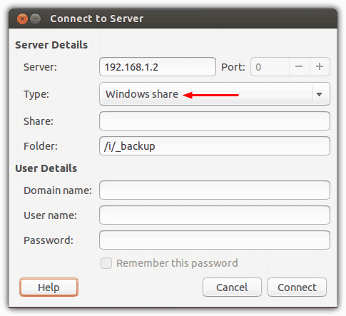 Ubuntu Windows Share