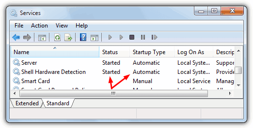 Shell Hardware Detection service