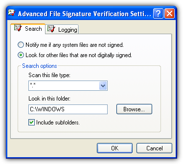 file signature verify