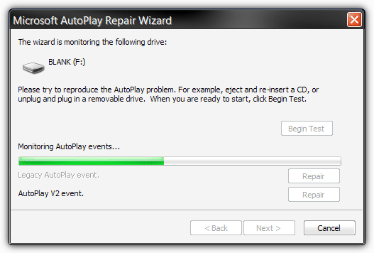 microsoft autoplay repair wizard