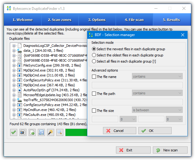 Byteessence duplicatefinder