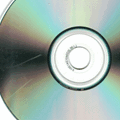 scratched cd icon