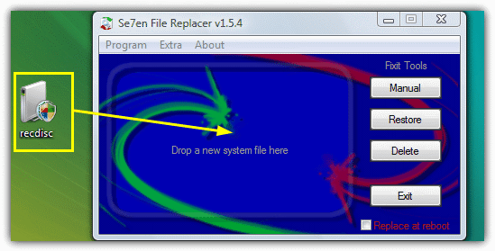 Windows Se7en Files Replacer