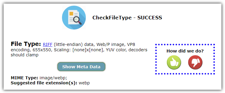 Checkfiletype website