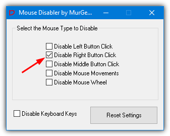 Murgee mouse disabler