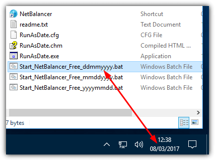 match script to computer date format