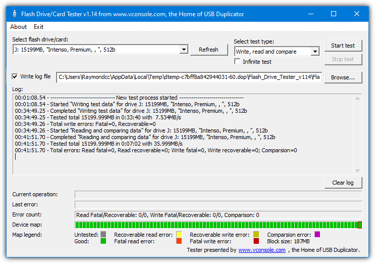 Flash Drive/Card Tester