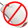 disable mouse icon