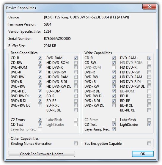 Firmware dvd. Info-DVD.